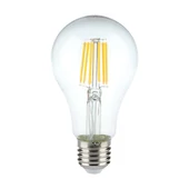 V-TAC 10W E27 természetes fehér filament A60 LED égő - SKU 214411