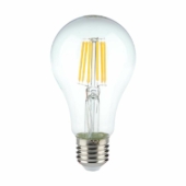 Kép 1/5 - V-TAC 10W E27 természetes fehér filament A60 LED égő - SKU 214411