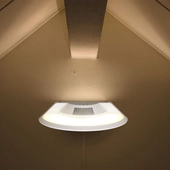 Kép 9/10 - V-TAC 10W fali LED lámpa, mozgásérzékelővel, természetes fehér - SKU 23421