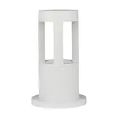 Kép 1/7 - V-TAC 10W kültéri COB LED lámpa oszlop 25 cm, hideg fehér, fehér házzal, 100 Lm/W - SKU 128318