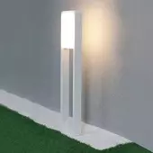 Kép 2/8 - V-TAC 10W kültéri LED lámpa oszlop 80 cm, hideg fehér, fehér házzal - SKU 20118