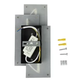 V-TAC 11W beltéri fekete fali LED lámpa meleg fehér - SKU 218204
