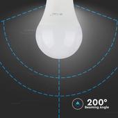 Kép 4/6 - V-TAC 11W E27 meleg fehér LED égő - SKU 7350