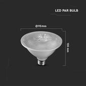 Kép 2/7 - V-TAC 11W E27 természetes fehér PAR30 LED égő - SKU 21154