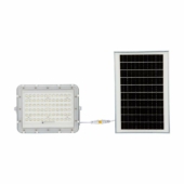 Kép 2/15 - V-TAC 12000mAh napelemes LED reflektor 15W hideg fehér, 1200 Lumen, fehér házzal - SKU 7843