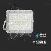 Kép 7/15 - V-TAC 12000mAh napelemes LED reflektor 15W természetes fehér, 1200 Lumen, fehér házzal - SKU 7844