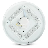 V-TAC 12W csillagos, mennyezeti LED lámpa, ø26 cm, változtatható szinhőmérséklettel - SKU 217602