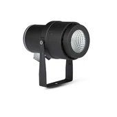V-TAC 12W, fekete, földbe szúrható talajlámpa, IP65, zöld fénnyel - SKU 7546