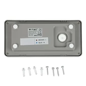V-TAC 12W kültéri fali LED lámpa természetes fehér - SKU 8246