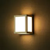 Kép 3/10 - V-TAC 12W kültéri, fehér, szögletes fali LED lámpa természetes fehér - SKU 218335