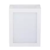Kép 6/10 - V-TAC 12W kültéri, fehér, szögletes fali LED lámpa természetes fehér - SKU 218335