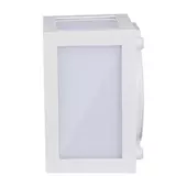 Kép 7/10 - V-TAC 12W kültéri, fehér, szögletes fali LED lámpa természetes fehér - SKU 218335