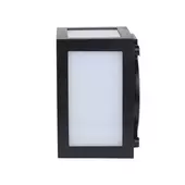Kép 6/8 - V-TAC 12W kültéri, fekete, szögletes fali LED lámpa természetes fehér - SKU 218341