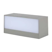 V-TAC 12W kültéri, téglatest alakú, fali LED lámpa természetes fehér - SKU 218243