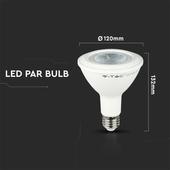 Kép 2/8 - V-TAC 14W E27 meleg fehér LED égő - SKU 150