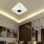 V-TAC 150W Dekoratív szögletes mennyezeti lámpa, fényerőszabályozható, RGB+CCT - SKU 15356