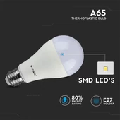 V-TAC 15W E27 hideg fehér LED égő csomag (3 db) - SKU 2818