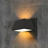 Kép 7/7 - V-TAC 15W kültéri fali LED lámpa, fekete házzal, meleg fehér - SKU 10564