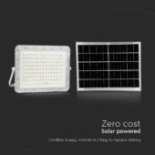 Kép 6/15 - V-TAC 16000mAh napelemes LED reflektor 20W hideg fehér, 1800 Lumen, fehér házzal - SKU 7845