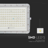 Kép 4/15 - V-TAC 16000mAh napelemes LED reflektor 20W természetes fehér, 1800 Lumen, fehér házzal - SKU 7846