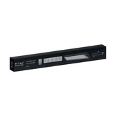 V-TAC 1.5W mozgásérzékelős, akkumulátoros, LED bútorvilágítás, meleg fehér, fekete - SKU 2960