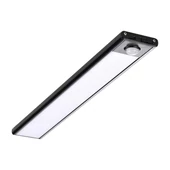 V-TAC 1.5W mozgásérzékelős, akkumulátoros, LED bútorvilágítás, meleg fehér, fekete - SKU 2960