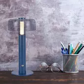 Kép 8/8 - V-TAC 1W kék, érintéssel vezérelhető akkumulátoros LED lámpa, meleg fehér - SKU 7942