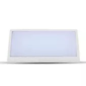 Kép 5/8 - V-TAC 20W kültéri fali LED lámpa hideg fehér, fehér házzal, 100 Lm/W - SKU 6818