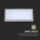 Kép 3/7 - V-TAC 20W kültéri fali LED lámpa hideg fehér - SKU 218238