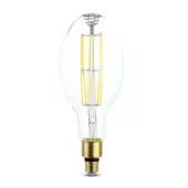 Kép 1/6 - V-TAC 24W E27 hideg fehér filament LED égő 160 Lm/W - SKU 2817