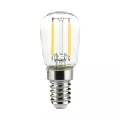 Kép 1/5 - V-TAC 2W E14 hideg fehér filament ST26 LED égő - SKU 214446