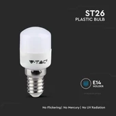 V-TAC 2W E14 természetes fehér ST26 LED égő - SKU 21235