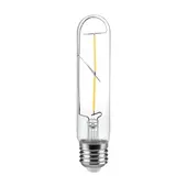 Kép 1/5 - V-TAC 2W E27 meleg fehér T30 filament LED égő, 100 Lm/W - SKU 217251