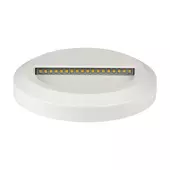 Kép 6/10 - V-TAC 2W fehér LED lépcsővilágítás, kerek, IP65, természetes fehér - SKU 211314