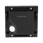 Kép 10/11 - V-TAC 2W fekete LED lépcsővilágítás, szögletes, IP65, meleg fehér - SKU 211323