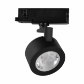 Kép 1/8 - V-TAC 30W 3in1 fekete tracklight lámpa, állítható színhőmérséklettel - SKU 10371