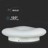V-TAC 32W mennyezeti designer LED lámpa változtatható színhőmérséklet - SKU 3967