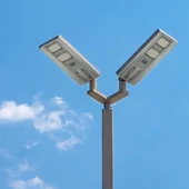 V-TAC 33W napelemes utcai térvilágító, hideg fehér - SKU 6756