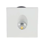 V-TAC 3W beltéri LED lépcsővilágítás, szögletes, meleg fehér - SKU 211209