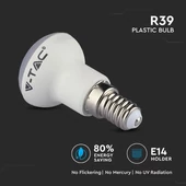 V-TAC 3W E14 meleg fehér R39 LED égő - SKU 210