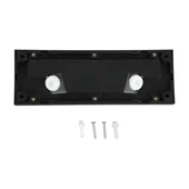 V-TAC 3W fekete LED lépcsővilágítás, IP65, természetes fehér - SKU 211328
