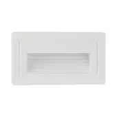 Kép 1/7 - V-TAC 3W süllyeszthető téglatest lépcsővilágítás, fehér házzal, meleg fehér - SKU 10378