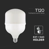 V-TAC 40W E27 természetes fehér T120 LED égő + E27-E40 foglalatadapter - SKU 23572