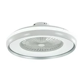 V-TAC 45W mennyezeti ventilátor, változtatható színhőmérséklettel, szürke díszcsíkkal - SKU 217935