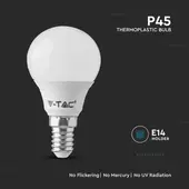 Kép 6/7 - V-TAC 4.5W E14 természetes fehér P45 LED égő csomag (6 db) - SKU 212734