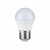 Kép 2/7 - V-TAC 4.5W E27 meleg fehér G45 LED égő, 100 Lm/W - SKU 21174