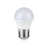 Kép 1/6 - V-TAC 4.5W E27 meleg fehér G45 LED égő - SKU 217407