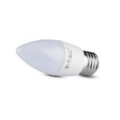Kép 5/7 - V-TAC 4.5W E27 meleg fehér LED gyertya égő - SKU 2143421
