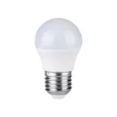 Kép 2/7 - V-TAC 4.5W E27 természetes fehér G45 LED égő, 100 Lm/W - SKU 21175