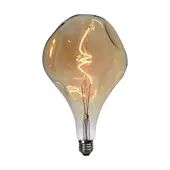 Kép 1/4 - V-TAC 4W borostyán E27 A165 filament LED designer égő, meleg fehér - SKU 23168